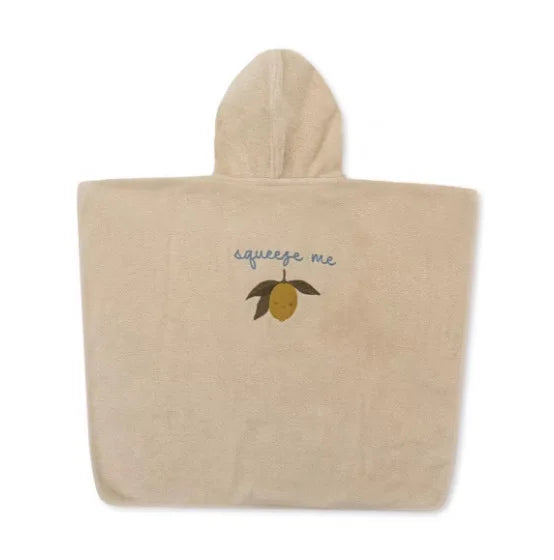 2024 KS Kids Cute Lemon Bathrobe Boys Girl Pajamas Toddler Clothing Children Soft Bath Robe Nightgown Teenager Towels 1-12 Years