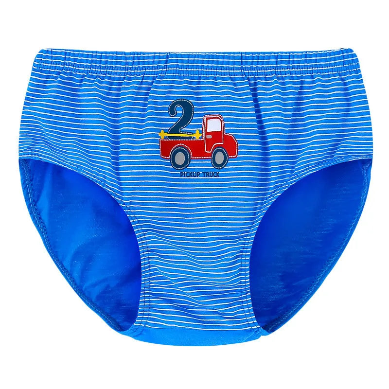 Children Panties Cartoon Kids Thong Underwear Cotton Briefs For Kids Breathable Printed Comfortable Boys Lingerie