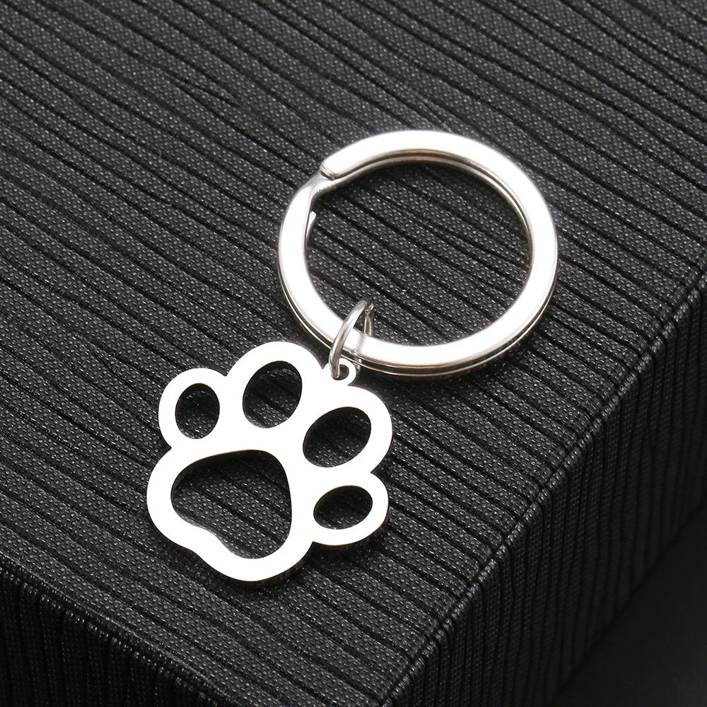 Fashion Alloy French Bulldog Pug Dog Keychain Cute Pet Dog Keyring Bag Handbag Charm Accessories For Women Animal Lovers Gifts