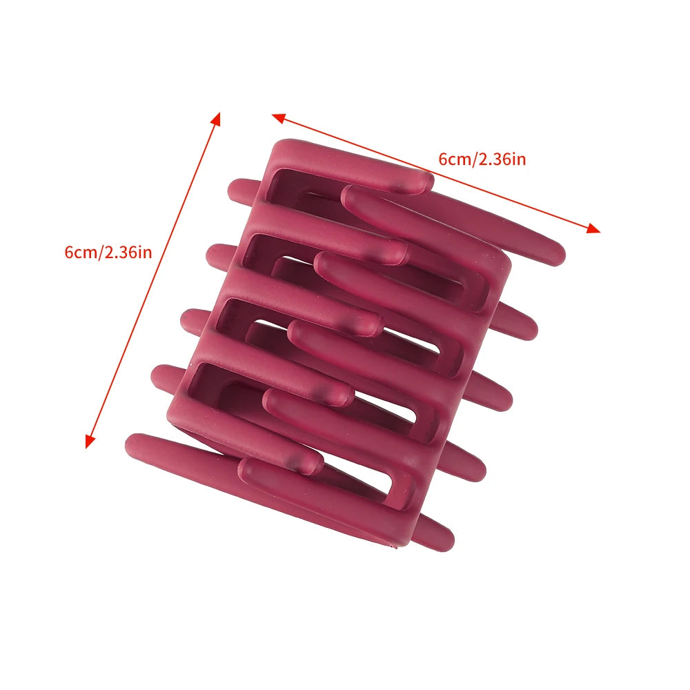 AWAYTR Vintage Frosted Hair Clips Comb Clamp Tooth Hairpin Handmade Girl Hair Accessories Festival Gift Valentine Headwear