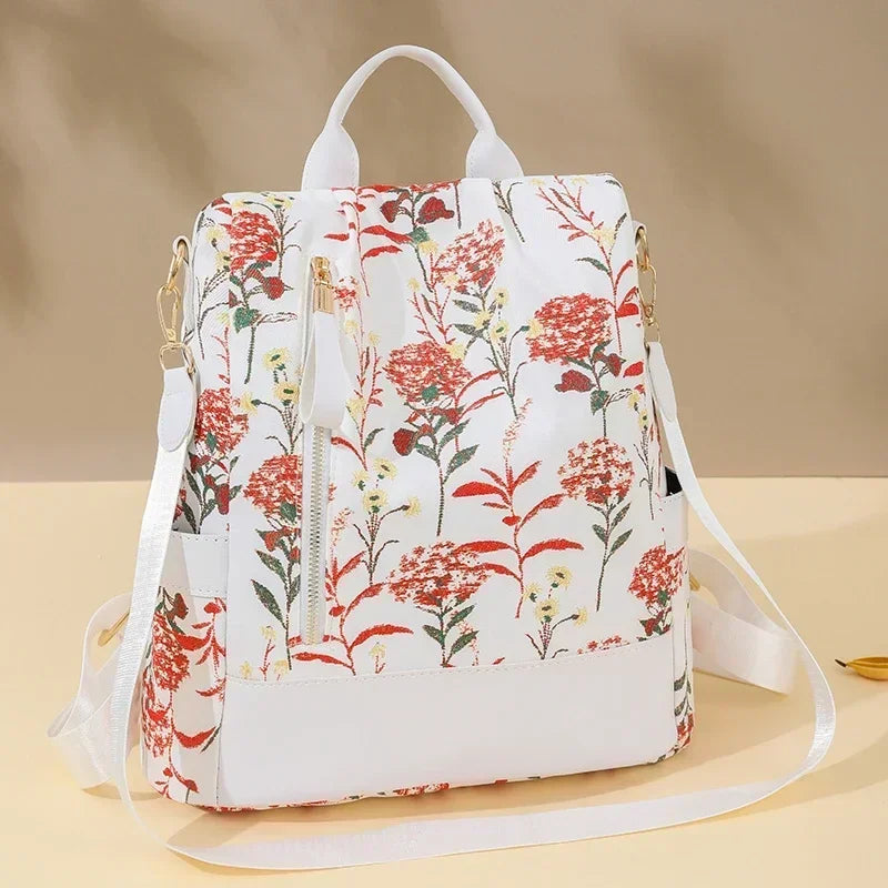 Sewing Thread Fashion Backpacks Printing High Capacity Pu 2025 New Hot Sale Versatile Women's Bags Mochila Mujer Mochila