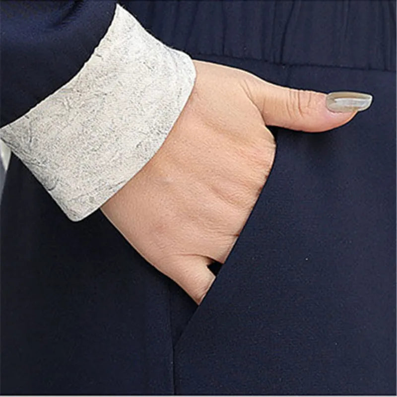 Women Clothes Solid Loose Sports Suit 2025 Spring Autumn Leisure Sportswear Middle-aged Temperament Age Reduction Two-piece Sets