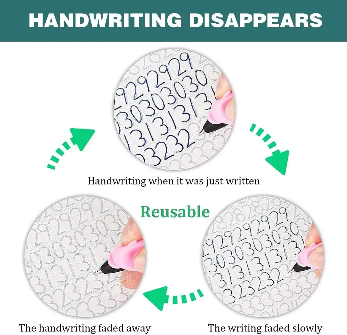 Early Learn Montessori Copybooks With Pen Kids Books Reusable Magical Calligraphy Free Wiping Arabic Alphabet