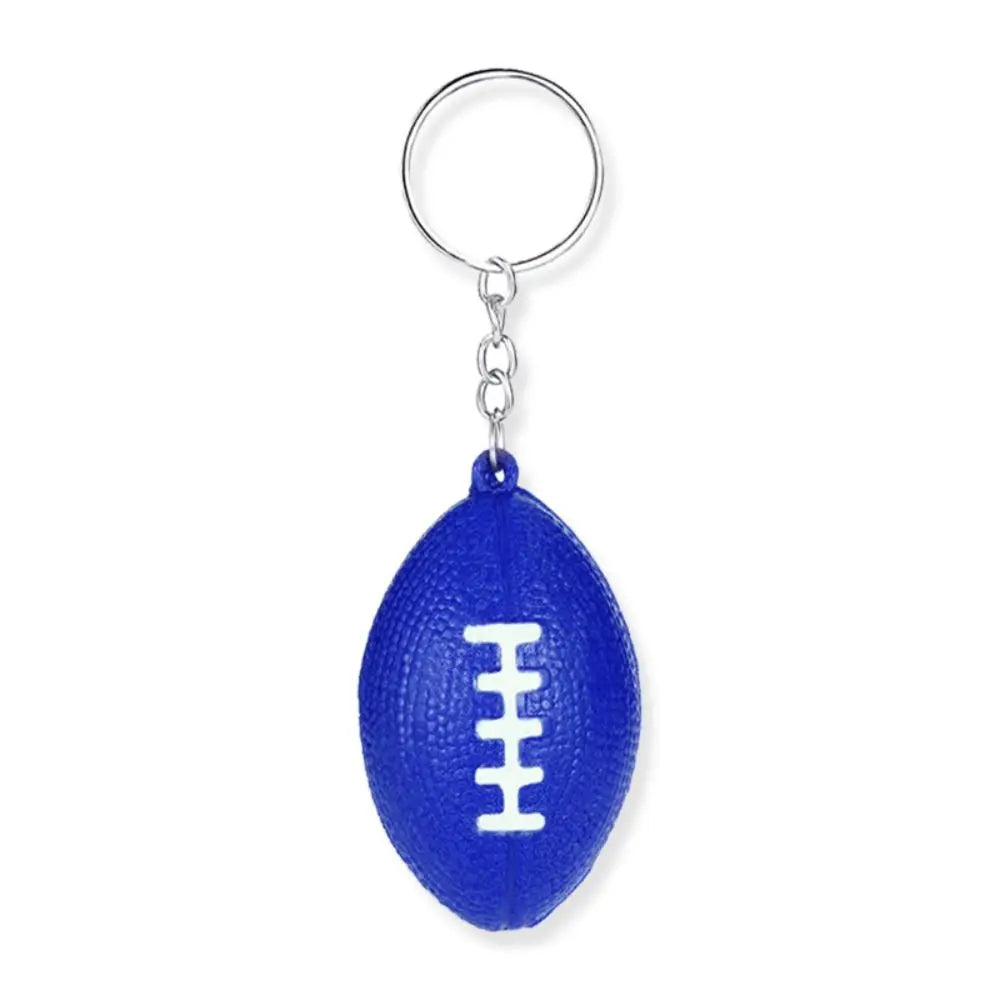 PU Leather Basketball Ball Keychains Football Golf Simulation Soccer Keychain Funny Baseball Football Pendant Children Presents