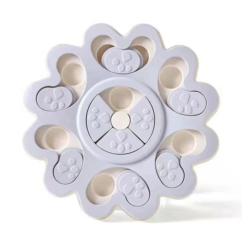Pet Supplies Cat Dog Turntable Eating Anti-choking Food Puzzle Feeding Interactive Toy Slow Food Tray