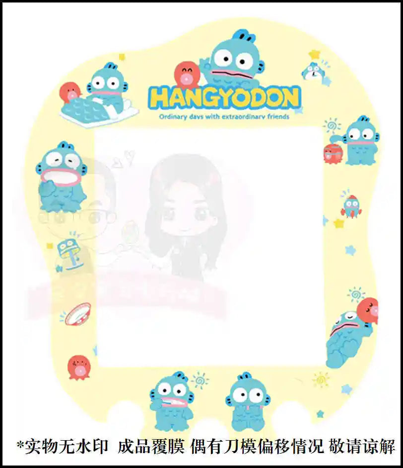 Sanrio Hellokitty Cinnamoroll Tamagotchi Uni Faceplate Silicone Protective Film Kawaii Sticker Cute Tamagotchi Protective Decor