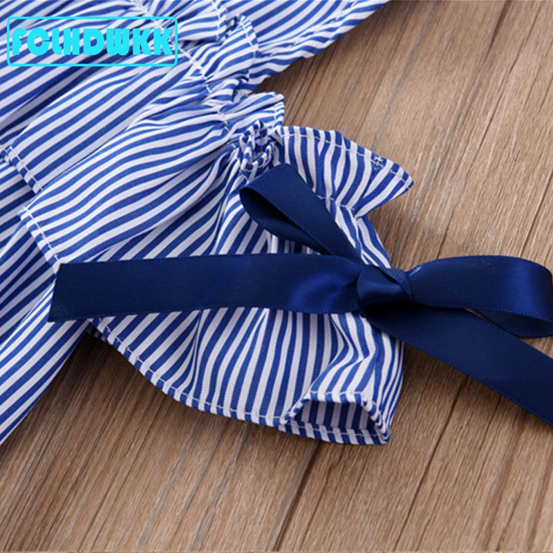 Girls Summer Dress + Headband Outfits for girls