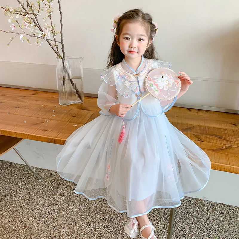 Hanfu Girls' New 'S Ancient Style Baby Girl Princess Dress Children'S Summer Clothing