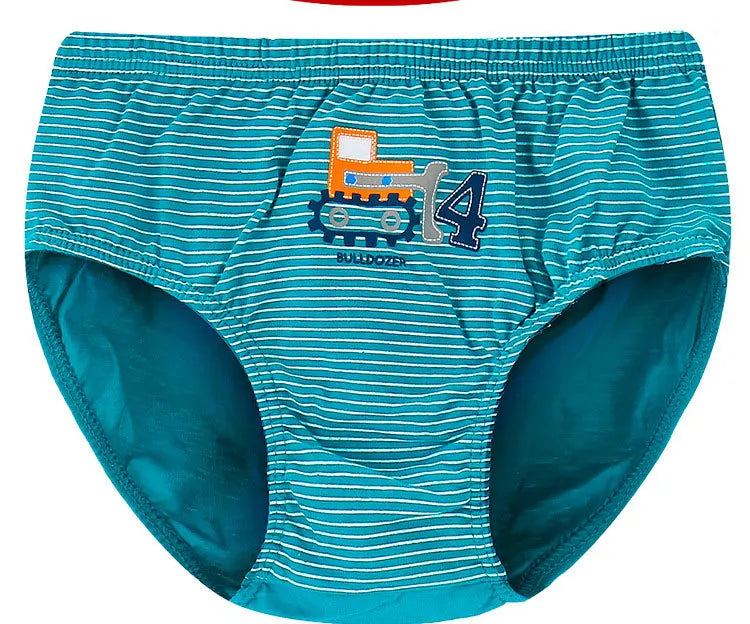 Children Panties Cartoon Kids Thong Underwear Cotton Briefs For Kids Breathable Printed Comfortable Boys Lingerie
