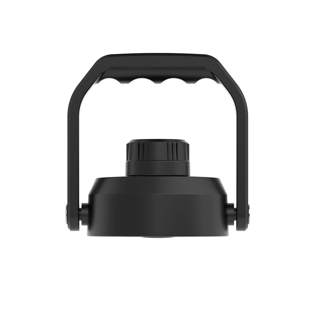 128oz Edelstahl-Wasserflaschendeckel Große Thermoskanne Großer Sportkessel mit Griff für Fitnessstudio Wandern Camping &amp; Reisen Schwarzer Becher 