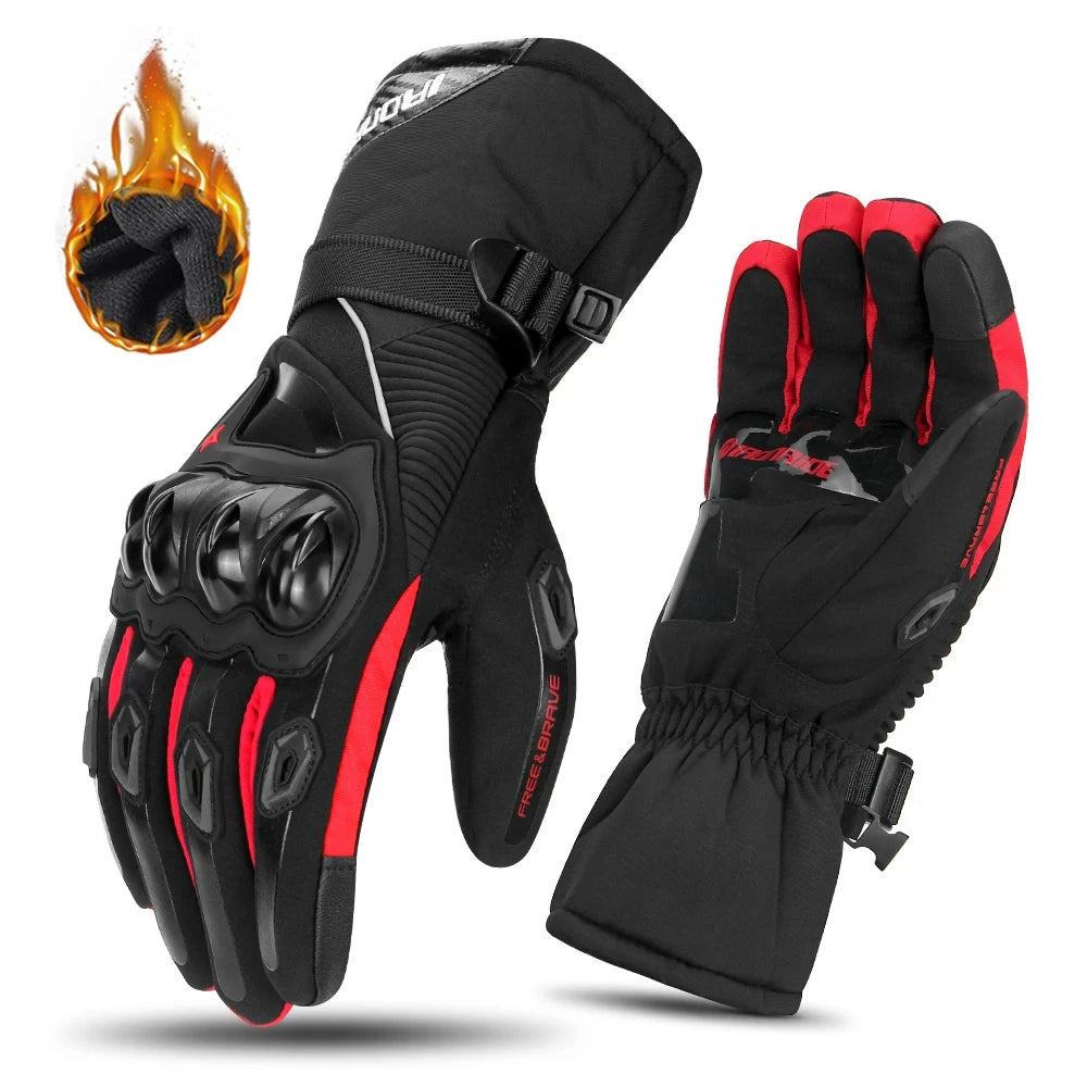 Motorradhandschuhe Winddicht Wasserdicht Guantes Moto Männer Motorrad Reithandschuhe Touchscreen Moto Motocross Handschuhe Winter 