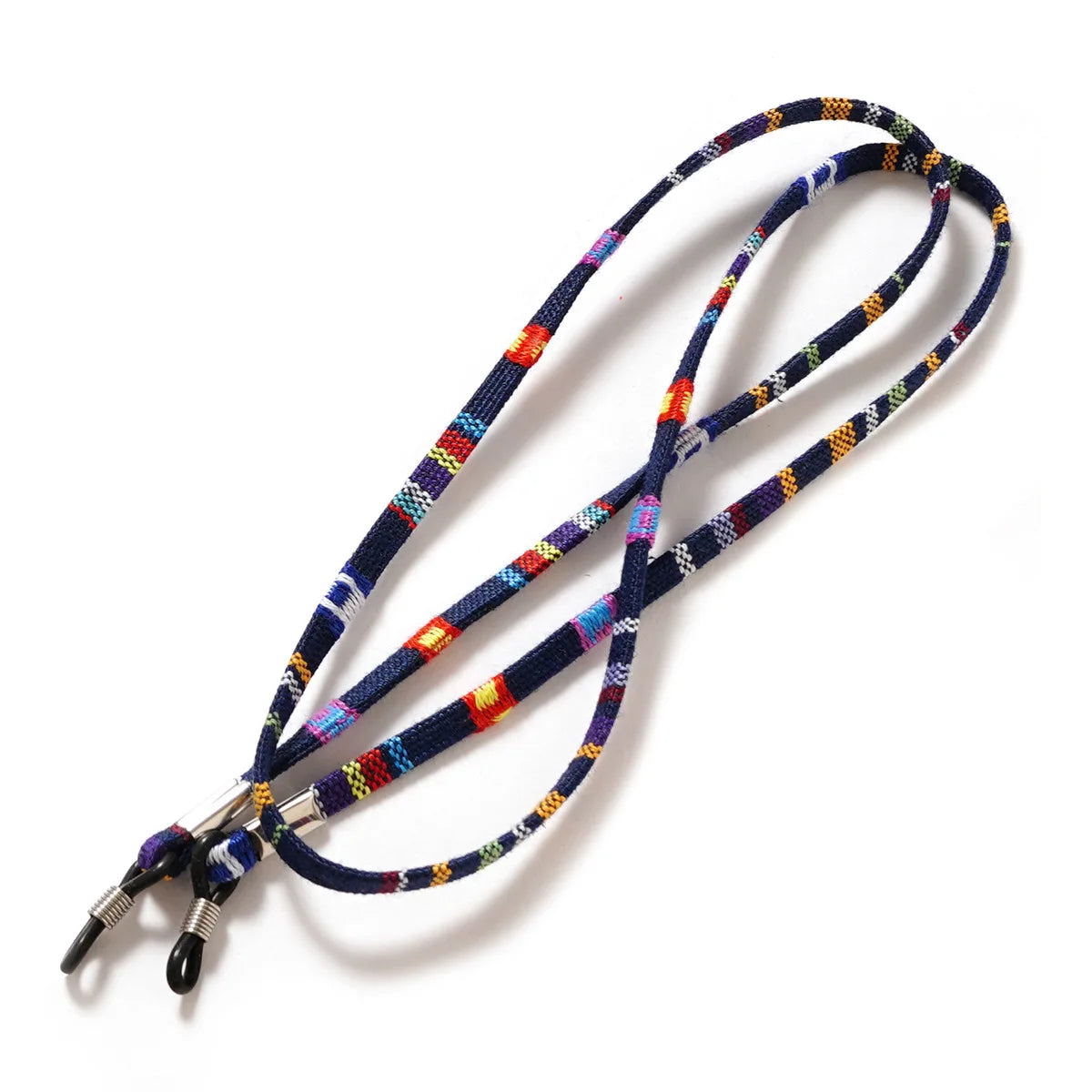 2PCs Bohemia sunglasses rope adjustable anti slip eyewear glasses string cord elastic polyester fashion neck straps