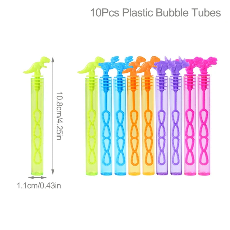 Dinosaur Bubble Tube Soap Bottle Dino Birthday Party Decoration Wedding Birthday Guests Gifts Baby Shower Suppies Kids Toys