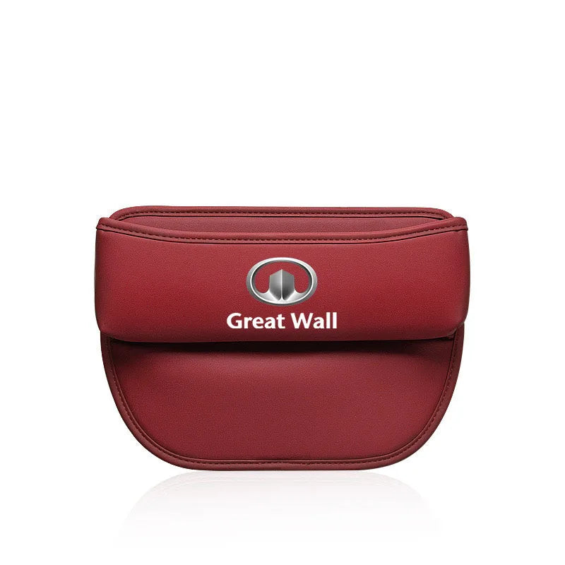 For Great Wall HAVAL GWM M4 STEED Poer Wingle 5 Haval  Leather Car Seat Gap Crevice Slot Storage Box Organizer Auto Accessories