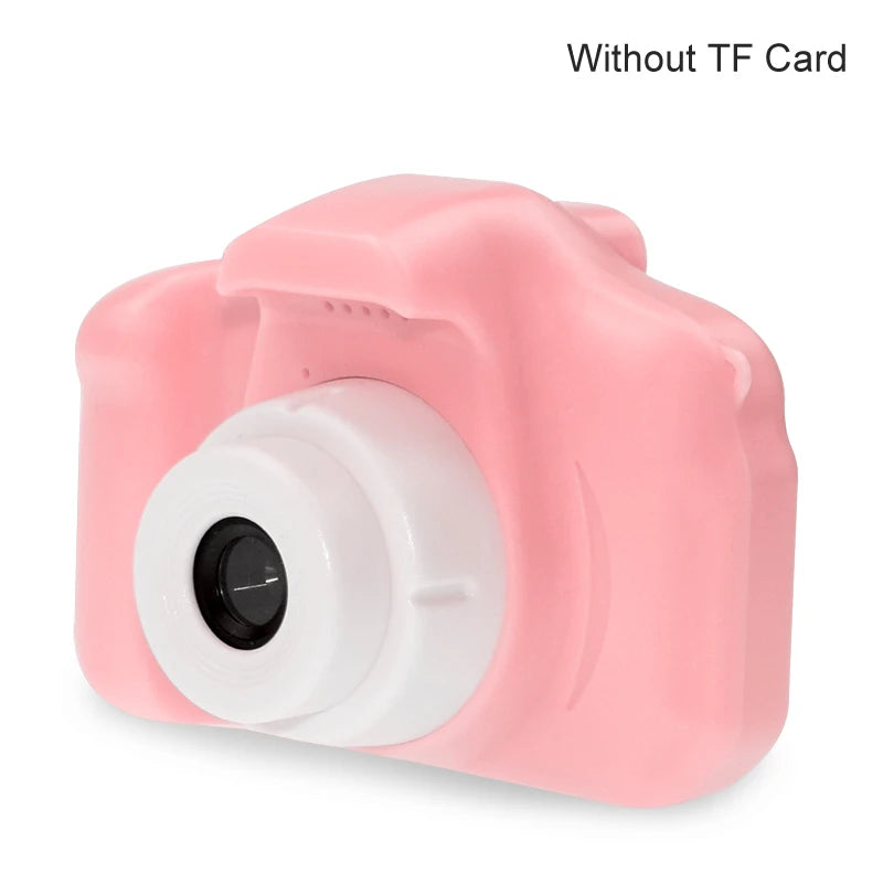 Mini Cartoon Photo Camera Toys 2 Inch HD Screen Children Digital Camera Video Recorder Toys for Kids Girls Gift