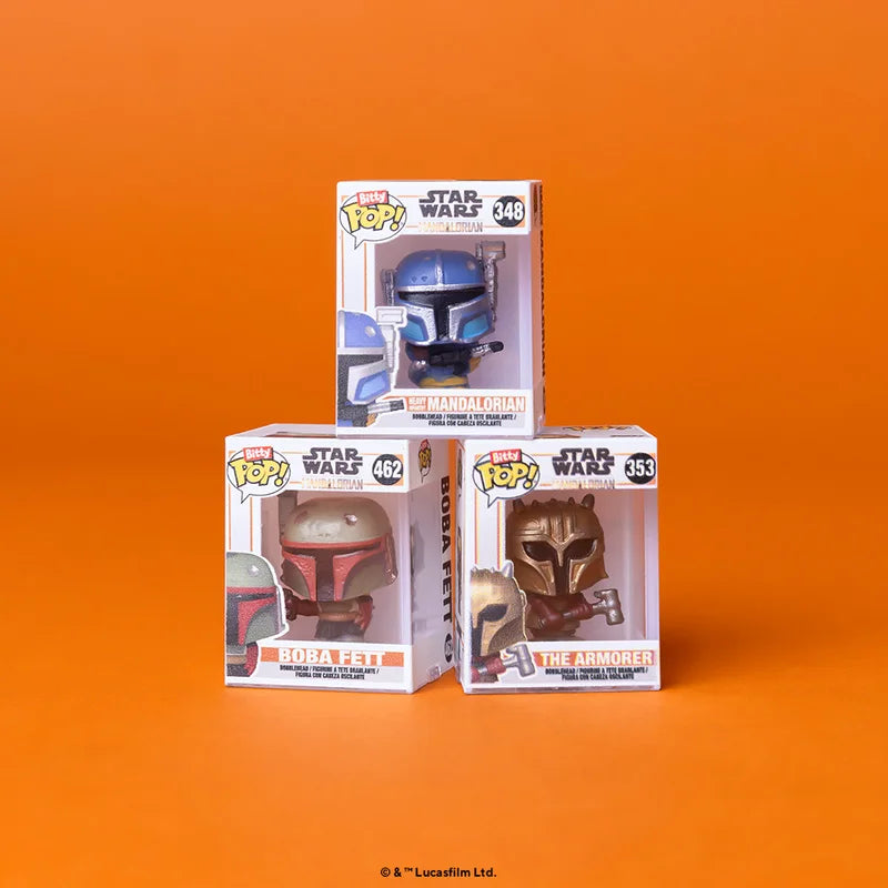 Funko Bitty Pop The Mandalorian Star Wars Mystery Blind Bags Spielzeug Minifiguren Puppenspielzeug Sammeln Ornamente Kindergeschenke 