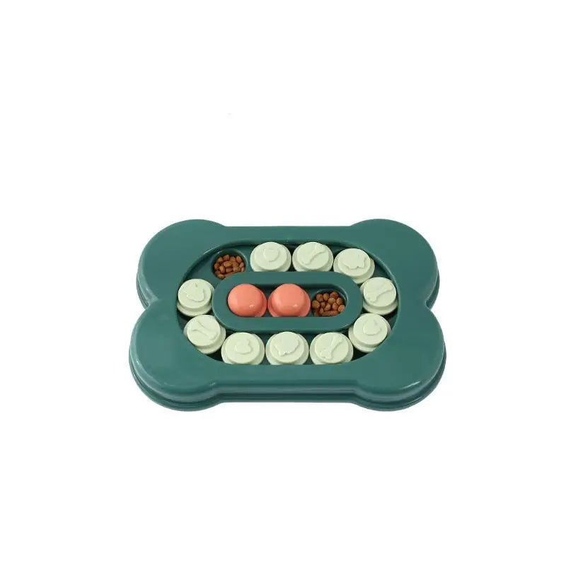 Pet Supplies Cat Dog Turntable Eating Anti-choking Food Puzzle Feeding Interactive Toy Slow Food Tray