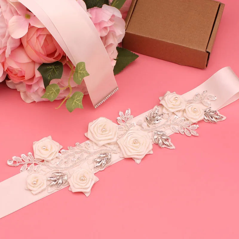 Ladies' Belt, Crystal Belt, Wedding Dress Accessories, Diamond Bridal Belt, Wedding Supplies