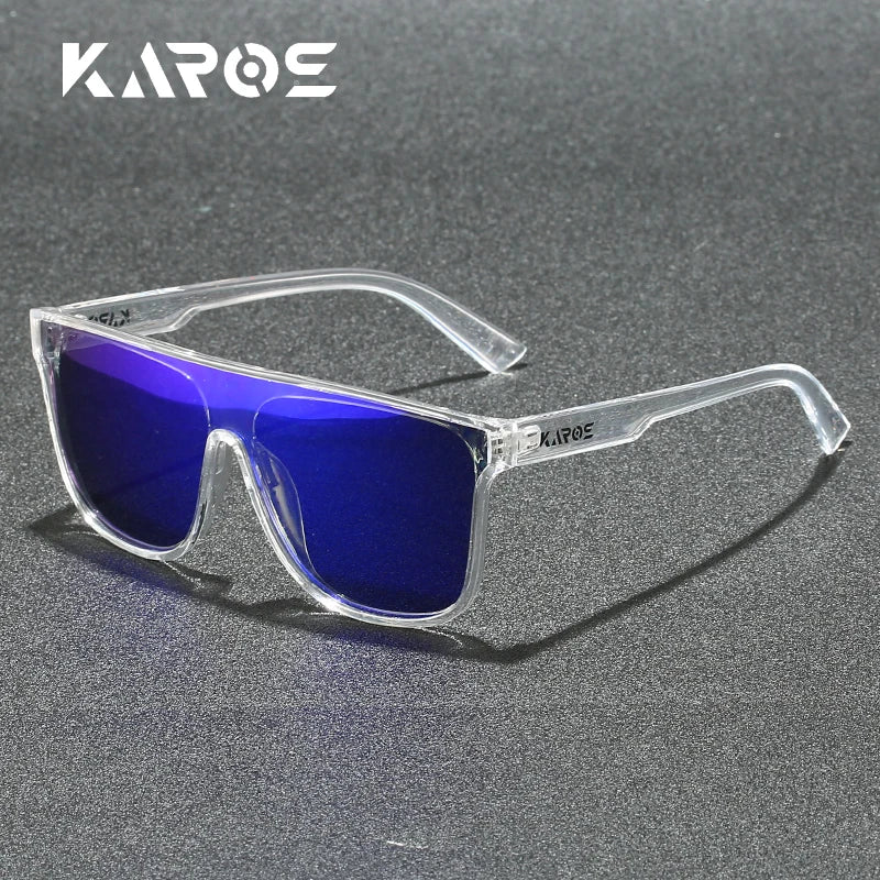 KAROS Polarized Sunglasses Men Women Fashion UV400 Eyewear Bike Cycling Fishing Driving Sun Glasses Outdoor Big Frame Sun Shades