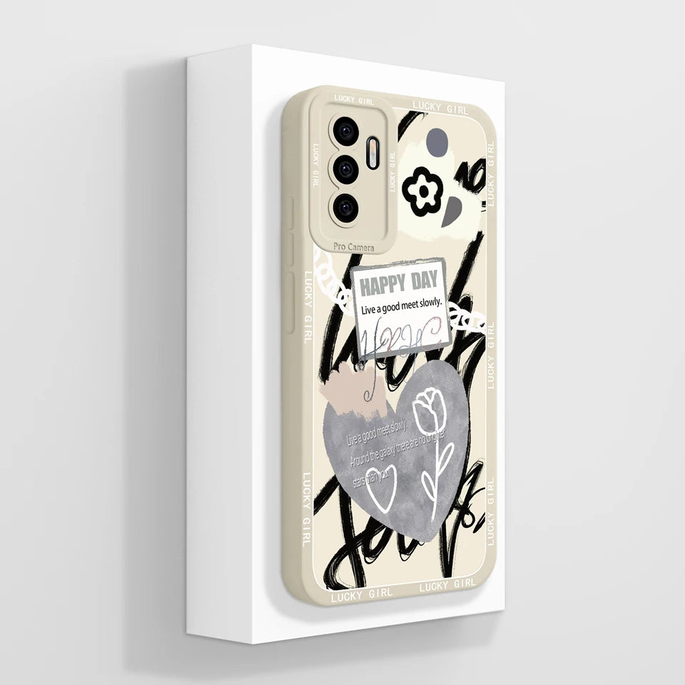 Case For Vivo S10E 5G V23E 4G 5G Y75 4G Beautiful Flower Cartoon Girl Liquid Anti-fall Phone Cover For VivoS10e V23e Y75 Funda