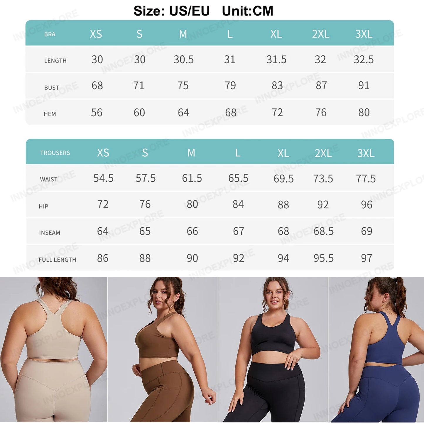 Women Gym Set Plus Size Workout Oufit Curvy Lady Sports Bra Yoga Leggings Oversize Tracksuit XXXL Extended Size Women Clothing
