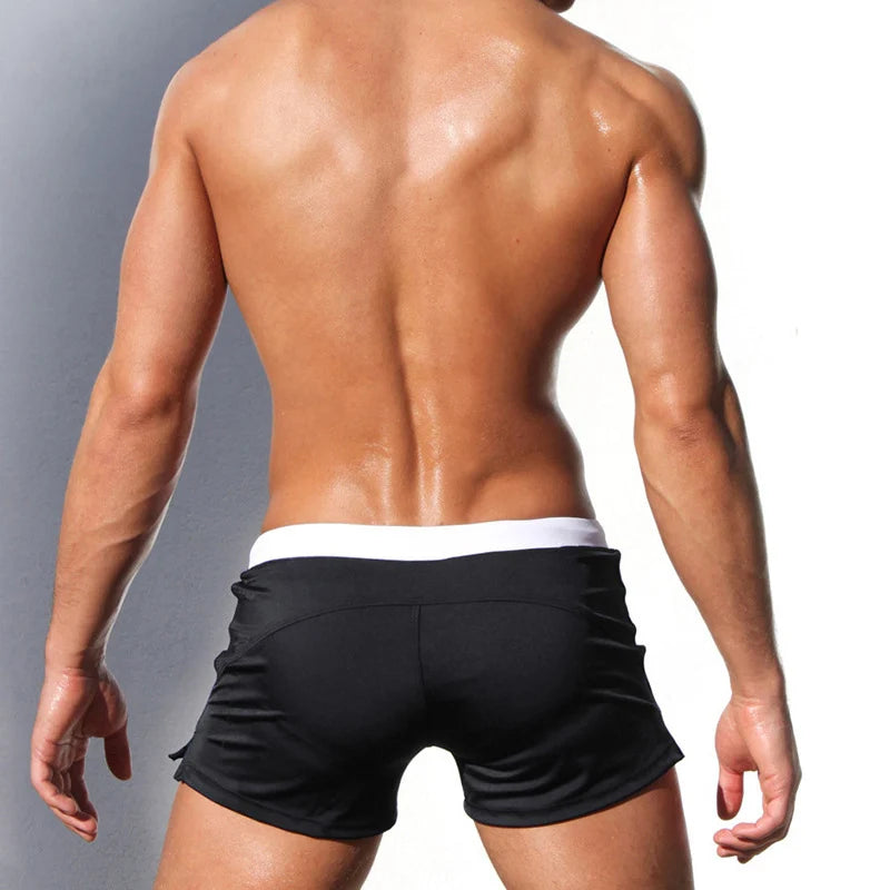 Men's Swim Trunks with Zipper Pocket Swimming Shorts with Mesh Liner Summer Quick Dry Stretchy Bathing Suit Swimsuit Swimwear