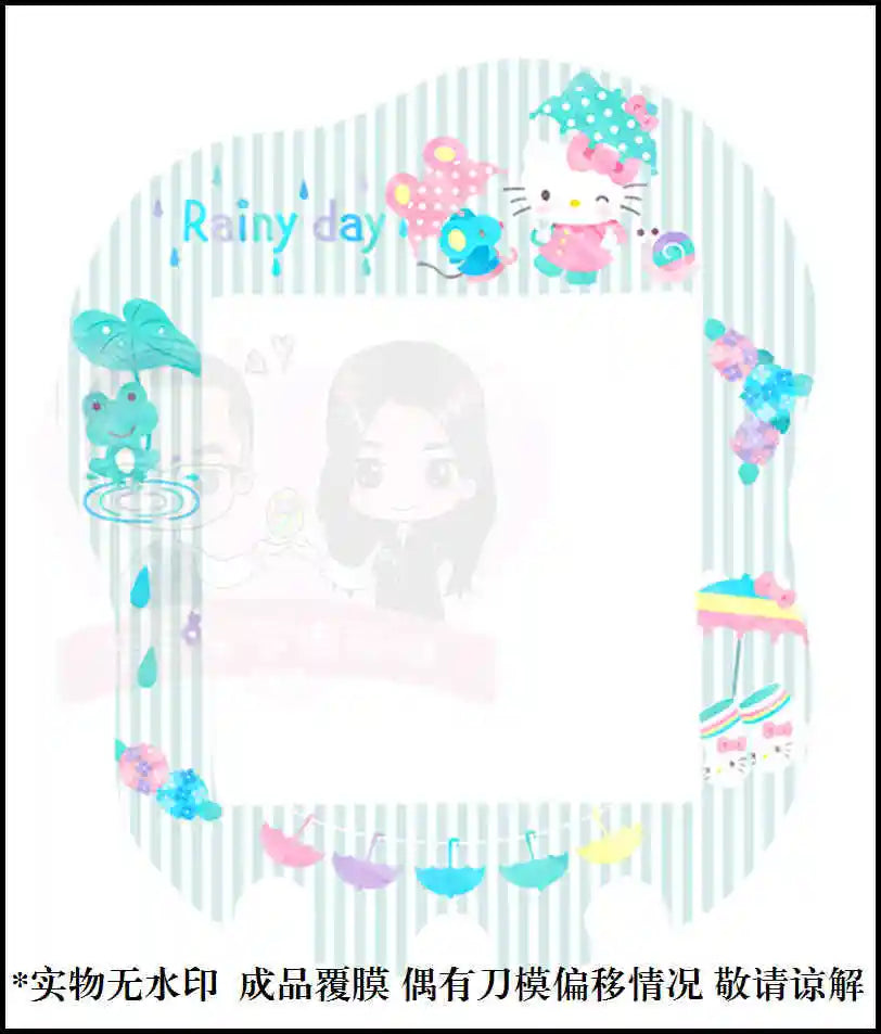 Sanrio Hellokitty Cinnamoroll Tamagotchi Uni Faceplate Silicone Protective Film Kawaii Sticker Cute Tamagotchi Protective Decor