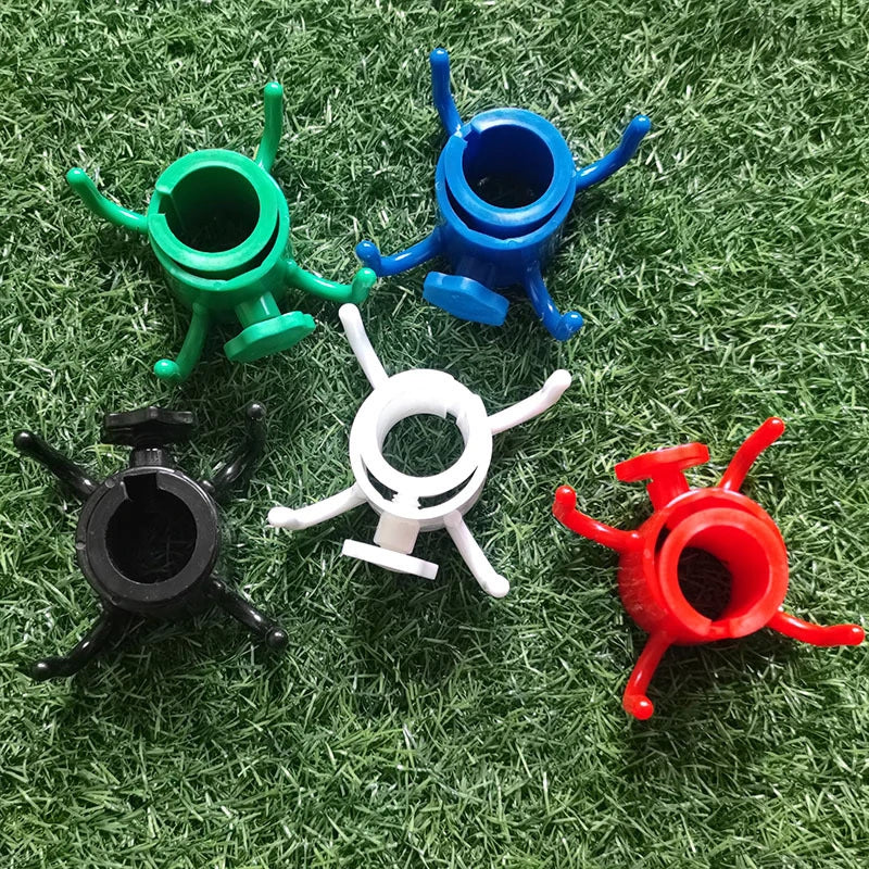 Beach Sunshade Umbrella Hook Hanging Rack Outdoor Camping Trip Clasp 4 Prongs Hook For Towels Bags Hats Sunglasses