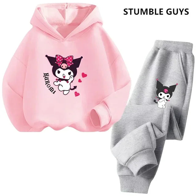 Hoodie Set Kids Fashion kids Clothes Cat Suit Children Hoodies Toddler Casual Tracksuit