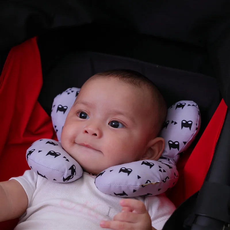 Cute Cartoon Baby Head Protection Cushion Protective Travel Car Seat Head Neck Pillow Anti Fall Baby Protect Safety Accessories