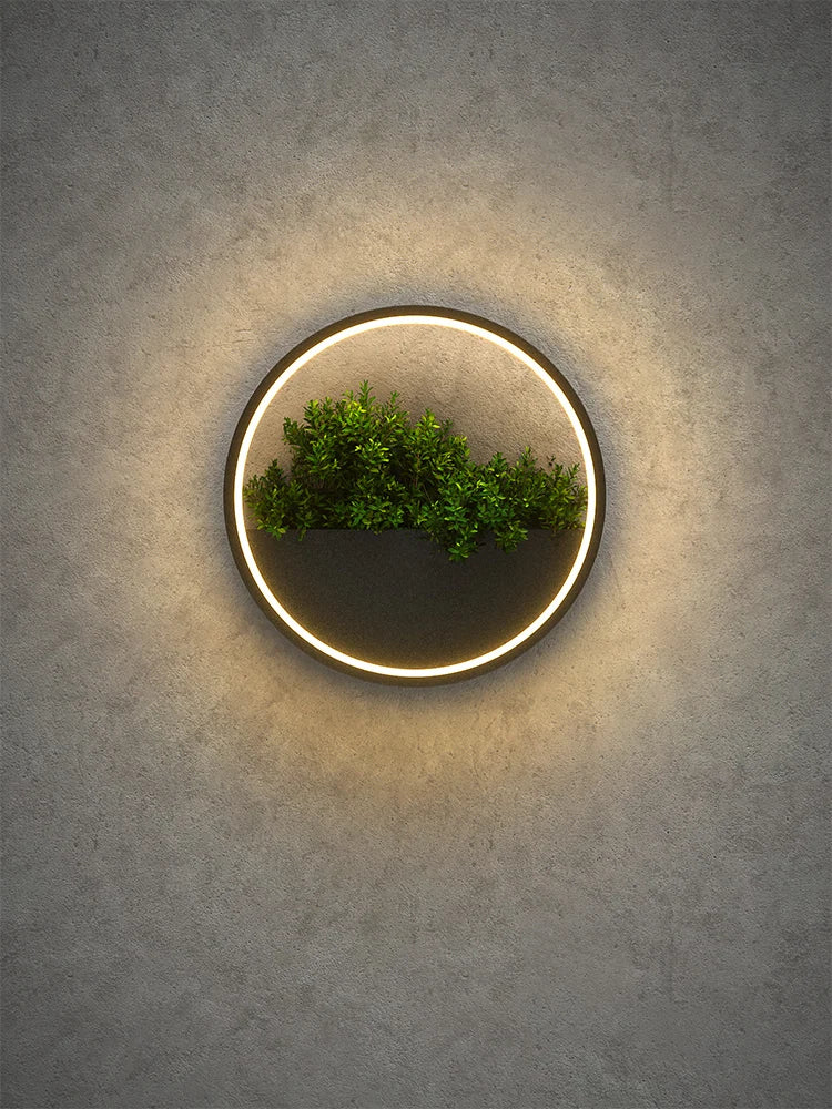 Flower rack wall lamp outdoor waterproof villa homestay entrance door sign lamp courtyard garden terrace decoration lamp
