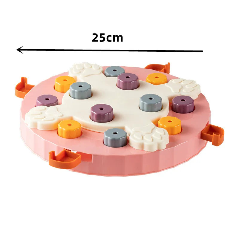 Pet Supplies Cat Dog Turntable Eating Anti-choking Food Puzzle Feeding Interactive Toy Slow Food Tray