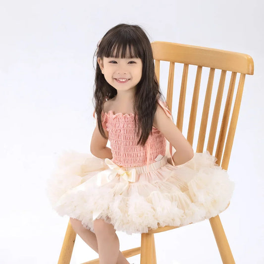 New Tutu Skirt Baby Girl Skirts Princess Mini Pettiskirt Party Dance Rainbow Tulle Skirts Girls Clothes Children Clothing
