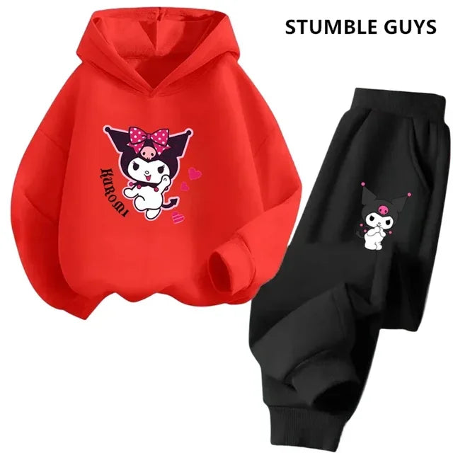 Hoodie Set Kids Fashion kids Clothes Cat Suit Children Hoodies Toddler Casual Tracksuit