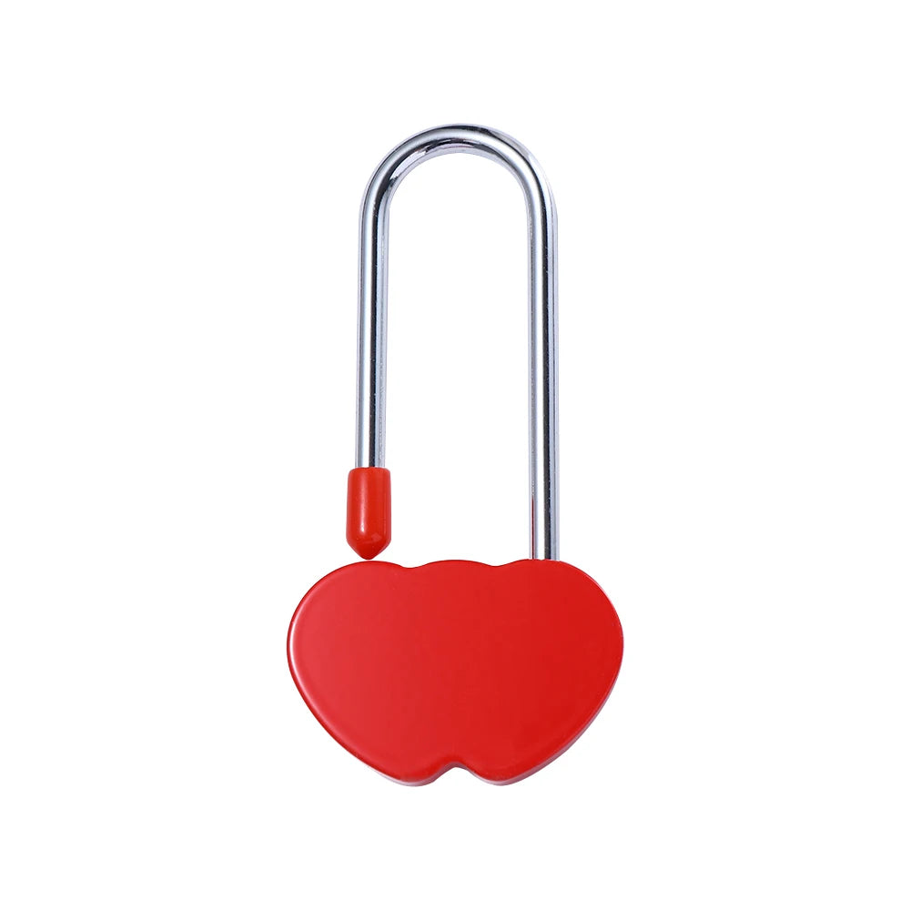 Vintage Travel Supplies Heart Shape Couples Without Key For Lovers Wedding Wish Lock Love Padlock Keepsake Wedding Gifts