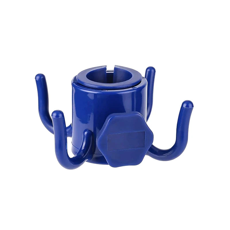 Beach Sunshade Umbrella Hook Hanging Rack Outdoor Camping Trip Clasp 4 Prongs Hook For Towels Bags Hats Sunglasses