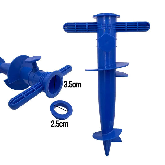 1 Piece of Plastic Umbrella Plug Beach Umbrella Base Floor Fork Accessory Beach Umbrella Insert garden
