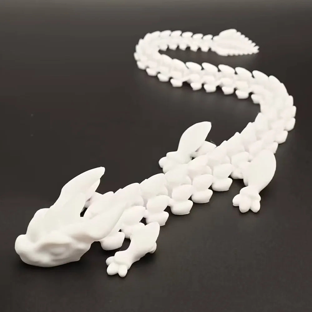 3D Printed Model Toys Dragon Multi-joint Ornament Kids Toys Realistic Animal Figures Decorations Relieving Desktop Boys Gifts