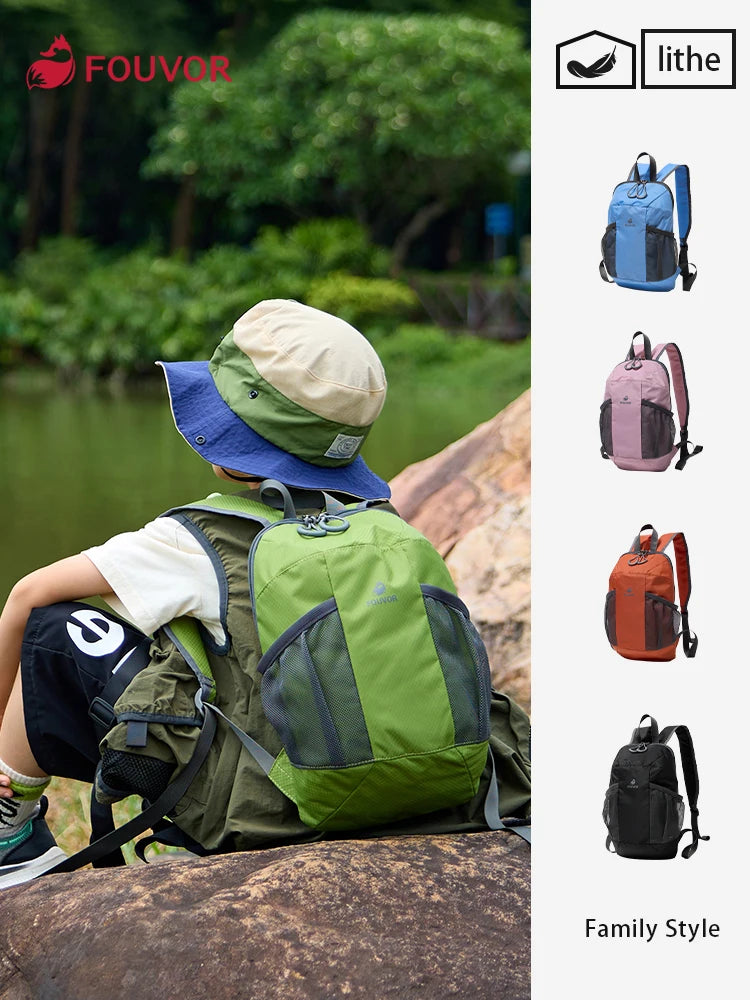 Fouvor Parent-Child Backpack Small Travel Outerdoor Shoulders Bags Casual Lightweight School Bags For Primary Student 3037-08