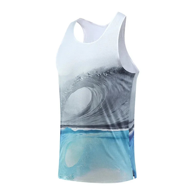 Adult Men Women Running Hiking Shirts Tight Gym Tank Top Fitness Marathon T-shirts Sport Exercise Basketball Vest Clothes B26