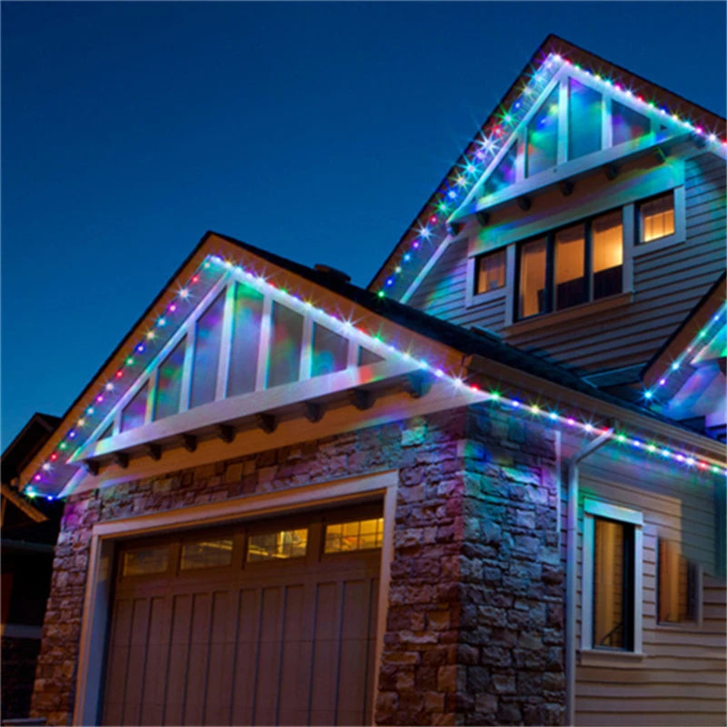 1 stück Solar-LED-Lichterkette 50LED Rohr Seil Lichterketten Mit 8 Modi Im Freien Wasserdichte Rohr Solar Zaun Lichter Für wohnkultur