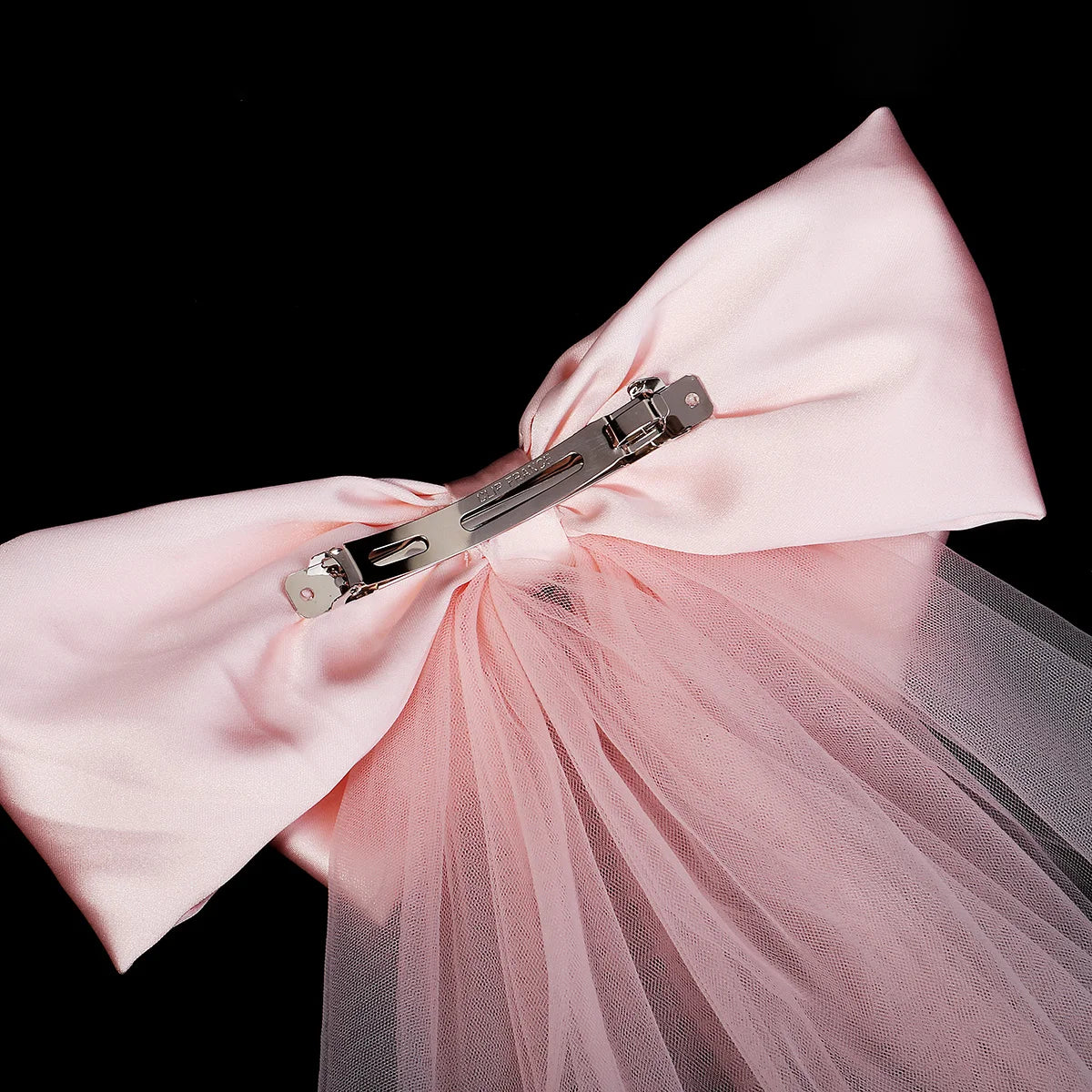 Pink Princess Bow Bridal Veil and Lace Gloves Bridal Wedding Jewelry Set Classic Hair Accessories Birthday Bridesmaid Gifts