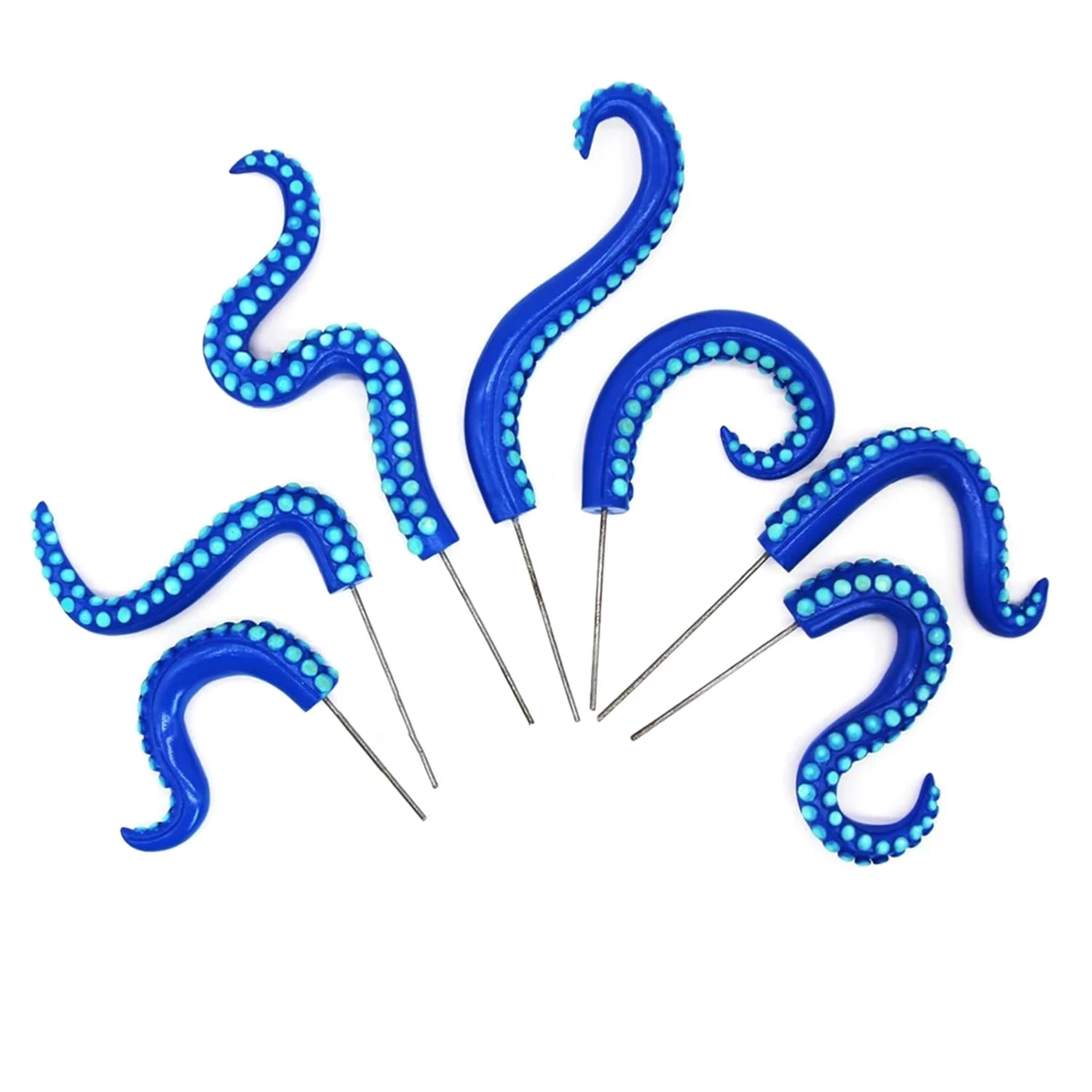 7PCS SeaMonster Tentacles Octopus Tentacle Plant Stake Garden Stakes for Plant Decor Octopus Tentacle Stakes B