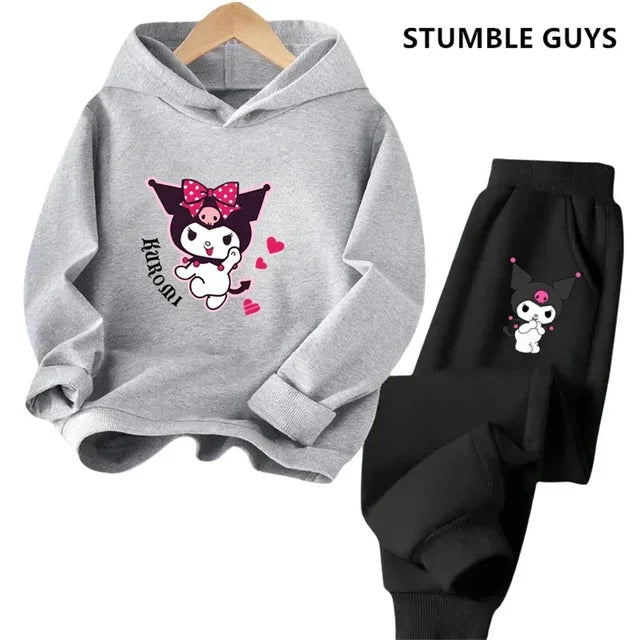 Hoodie Set Kids Fashion kids Clothes Cat Suit Children Hoodies Toddler Casual Tracksuit