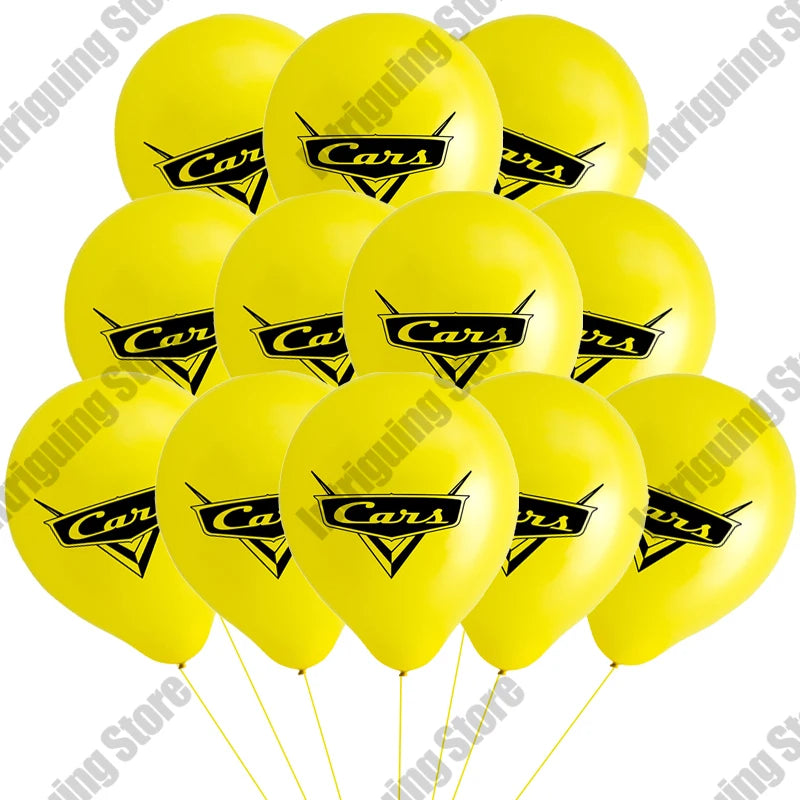 Disney Cars Lightning McQueen 32" Number Balloon Set   Baby Shower Supplies Birthday Party Decorations Kids Toy Gifts Air Globos