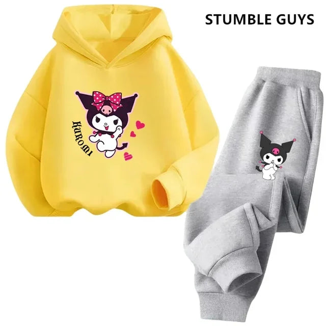 Hoodie Set Kids Fashion kids Clothes Cat Suit Children Hoodies Toddler Casual Tracksuit