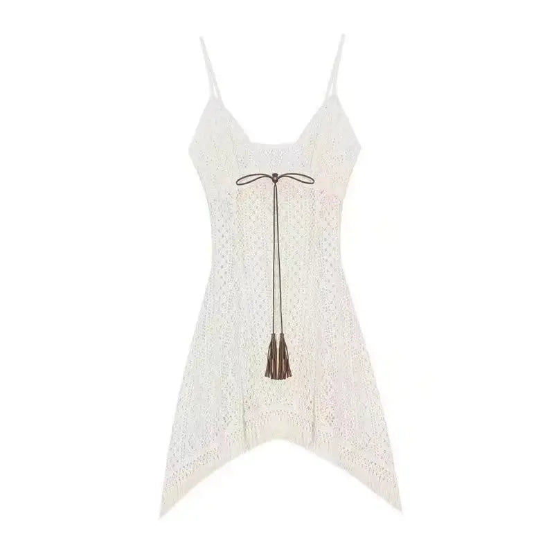 Summer 2000s Aesthetics Korean Fashion Outfits 2 Piece Set Floral Dress Prairie Chic + Casual Knitted Tops High Street Design