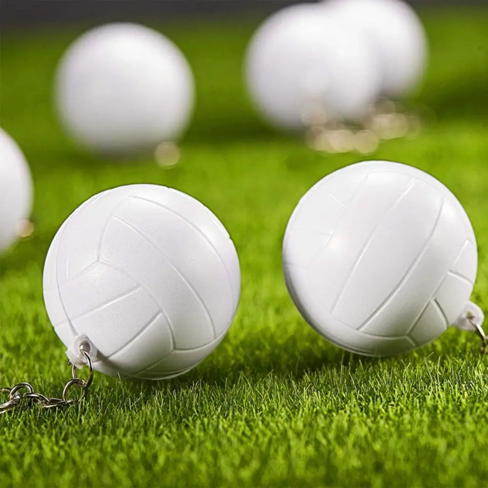 PU Leather Basketball Ball Keychains Football Golf Simulation Soccer Keychain Funny Baseball Football Pendant Children Presents