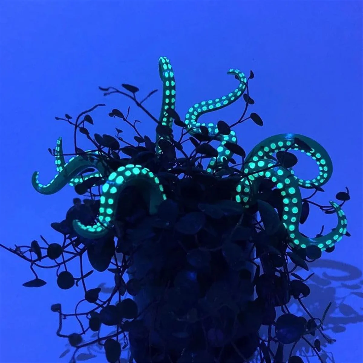 7PCS SeaMonster Tentacles Octopus Tentacle Plant Stake Garden Stakes for Plant Decor Octopus Tentacle Stakes B