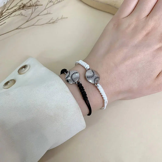 Present Football Boys & Girls Basketball Handmade Jewelry Accessories Korean Style Bracelet Couple Hand Rope Ball String Rope